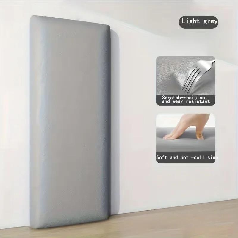 1pc 3D Wall Stickers Thicken Tatami Anti-collision Soft Back Wall Mat Anti-bump Living Room Background Wall Pad Decor