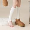 Japanese Style Long High Quality Warm Fuzzy Thick Socks Winter Women Leg Warmers Fashion Plain New Trend Knee High Woman Socks