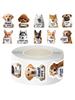 Dog Stickers for Kids 500 Pieces Aesthetic Thank You Decal Roll Animal Water Bottle Stickers for Toddler for Children Boys Girls