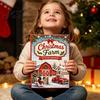Christmas Countdown Set 2026 Farm Advent Calendar, 24 Day Box with 2D Acrylic Animal Ornaments, Festive Tree Hanging Decor for Holiday Home Decoration