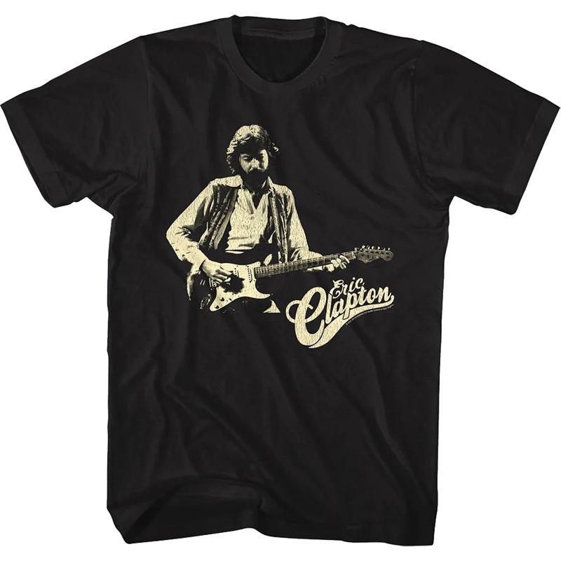 Classic Eric Clapton Blackie Tour 2008 Band T Shirt Rock Music Men and Women T-Shirt Short Sleeve Tee Cotton Top Summer Clothing