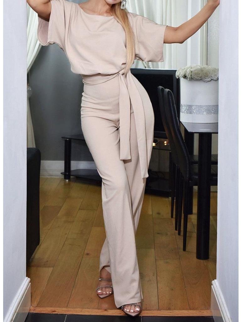 2026 Summer Trendy Women s Smocked Jumpsuit - European & American Streetwear Style S