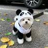 Cappotto Invernale per Cani Costume da Panda Caldo Vestito a Quattro Zampe Teddy Bichon Vestiti per Gatti Anti-perdita Ispessito Costume per Cani