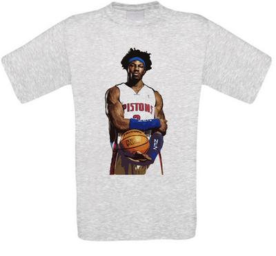 Ben Wallace Koszykówka Detroit T-Shirt