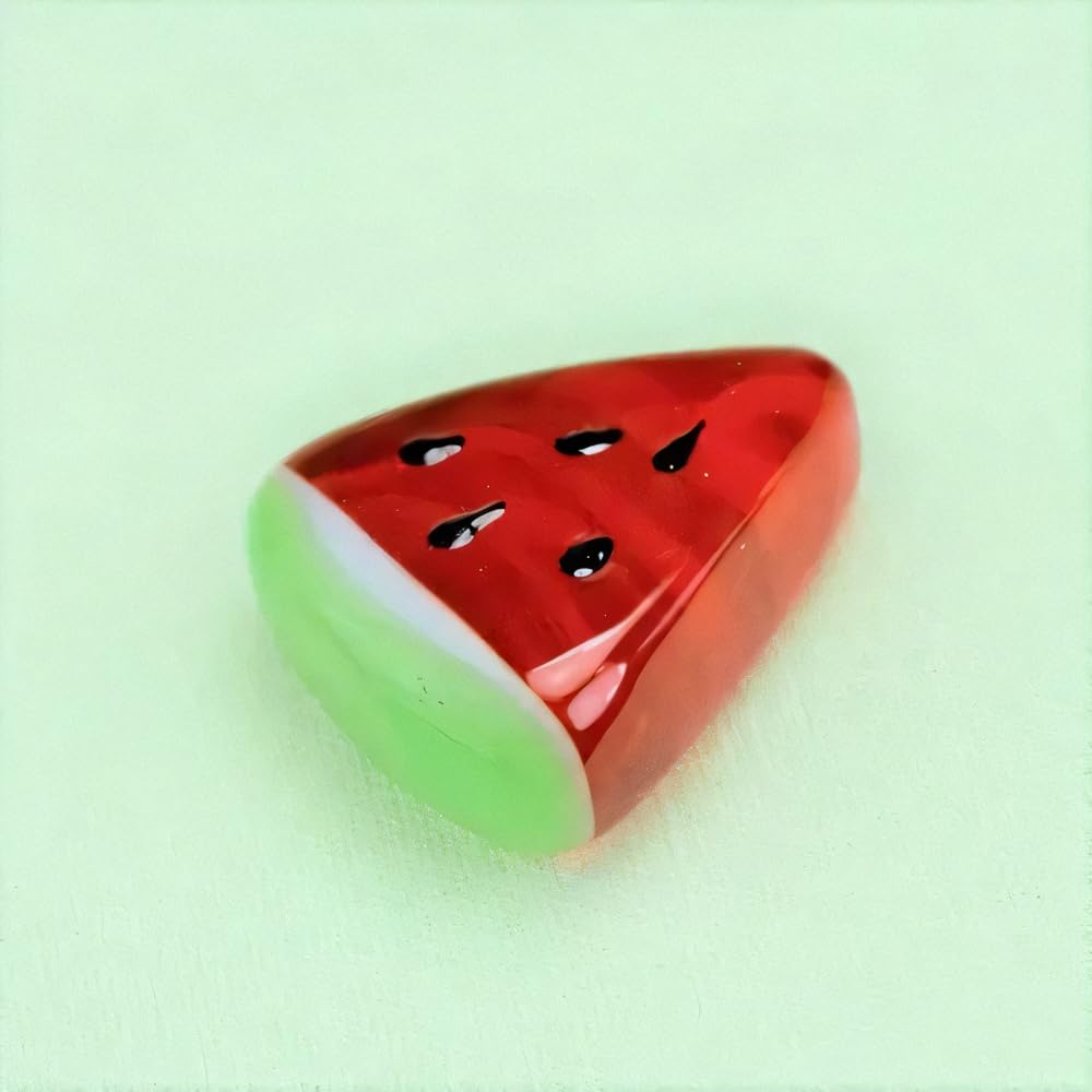 Four Cart Cute Handmade Glass Watermelon Stage