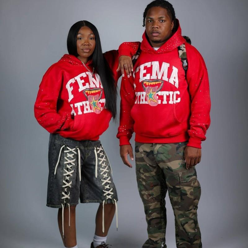 Mens Gothic Hip Hop Hoodie Loose Fit Printed Streetwear Sweatshirt Teens