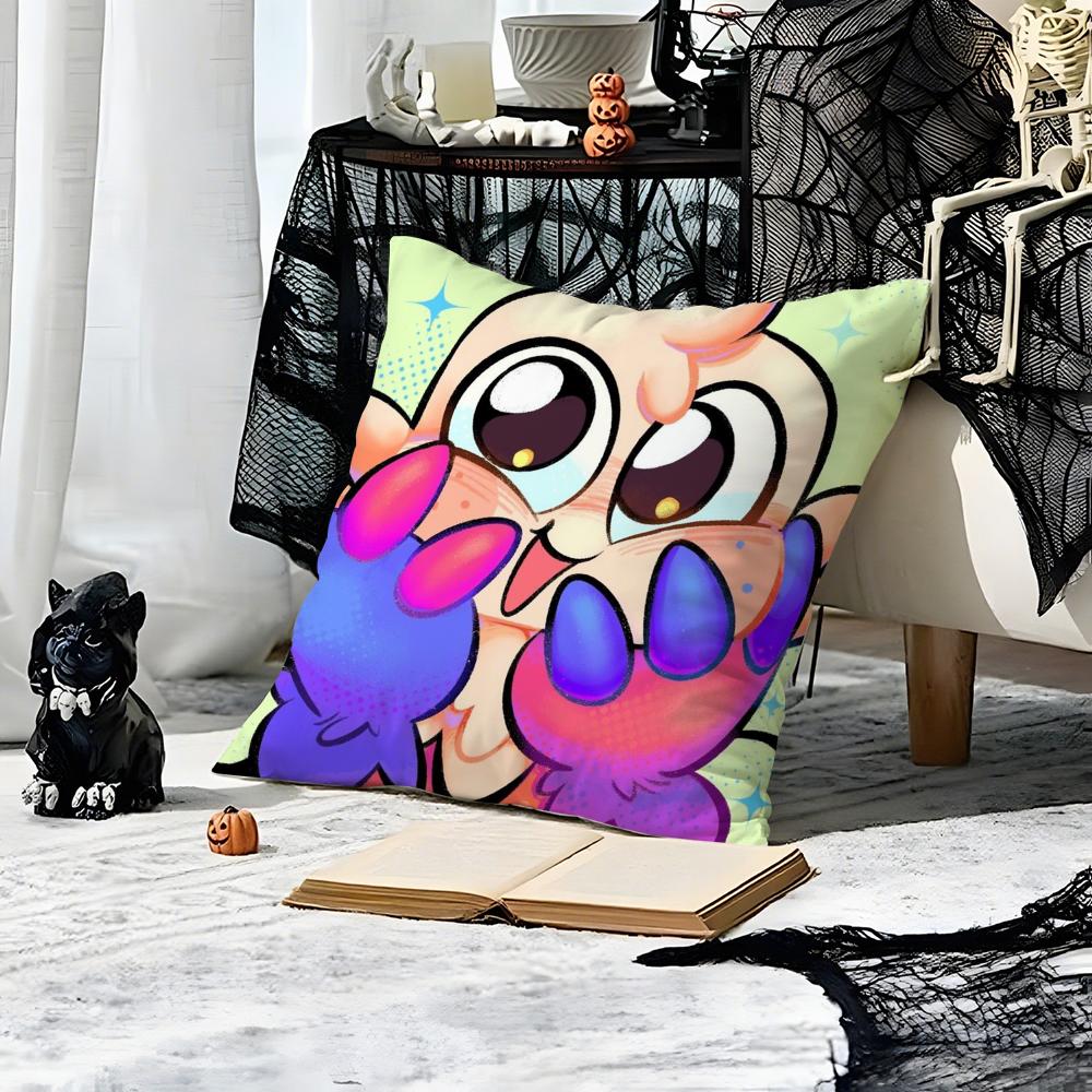 Game Dandys World Cushion Cover Printed Decorative Cushion Dakimakura Cover 45x45 50x50 For Home Room Sofa Pillowcase