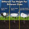 10PCS Golf Tees Reduces Friction and Side Spin 3-1/4 Inch Plastic Golf Tees USA American Flag Golf Plastic Tees Gifts for Men