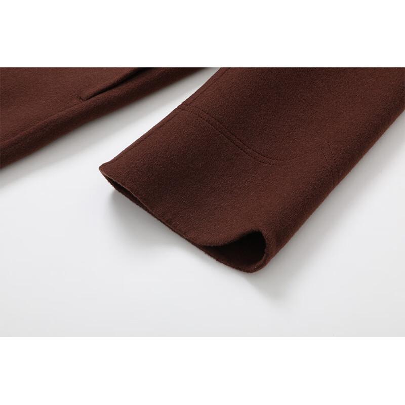 G·TENNA SMRA1931 Women's 100% Wool Lapel Coat