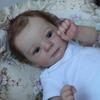 Lebensechte 19-Zoll-Reborn-Babypuppen Felicia Weicher Stoffkörper Bebe Neugeborenenpuppen Realistisch aussehende Simulations-Babypuppen für Kinder Geburtstags-Weihnachtsgeschenke