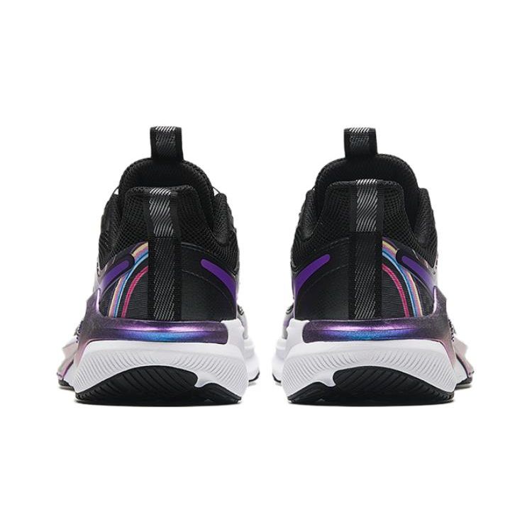 Anta Lingyun 2 Non-Slip Shock Absorbing Durable Low-Top Kids Running Shoes Kids Sneaker Black Purple 312335571-4
