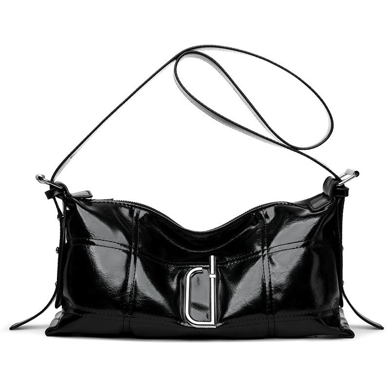 

Pillow Bag Tote Crossbody Women s Bag Fashionable and Niche Single-shoulder Handbag чорний