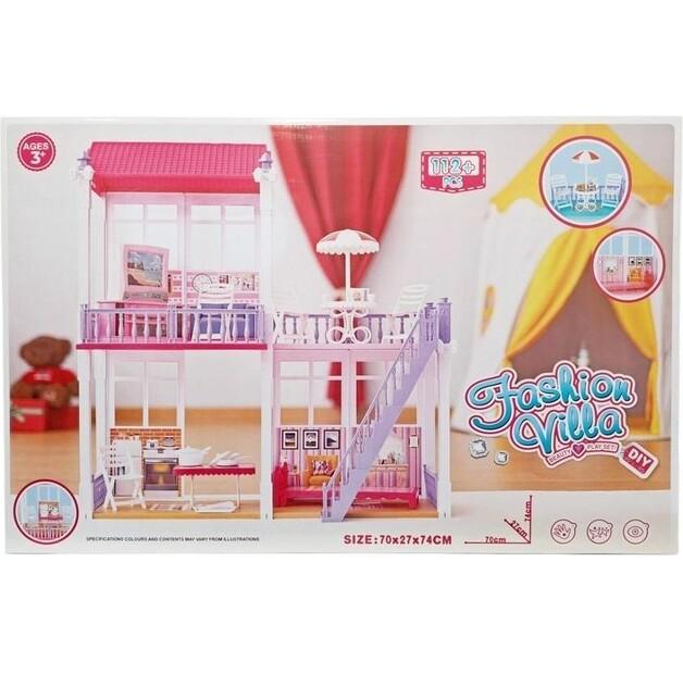Swede Dollhouse Dollhouse With Accessories