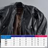 Daytona Motorcycle Leather Jacket Genuine Leather (Water Repellent) Spring/Autumn/Winter Single Rider Collarless DL-001 Black L Size (Men's) 17808
