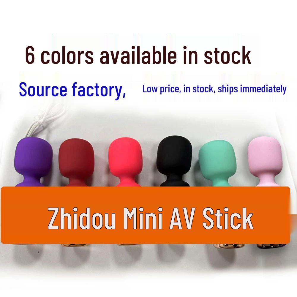 AV Dual-Head Heated Silicone Vibrator with Charger - Female Adult Erotic Massager