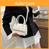 Elegant 2024 Spring Korean Style Pu Leather Handheld Bag Casual Shoulder Crossbody Tote