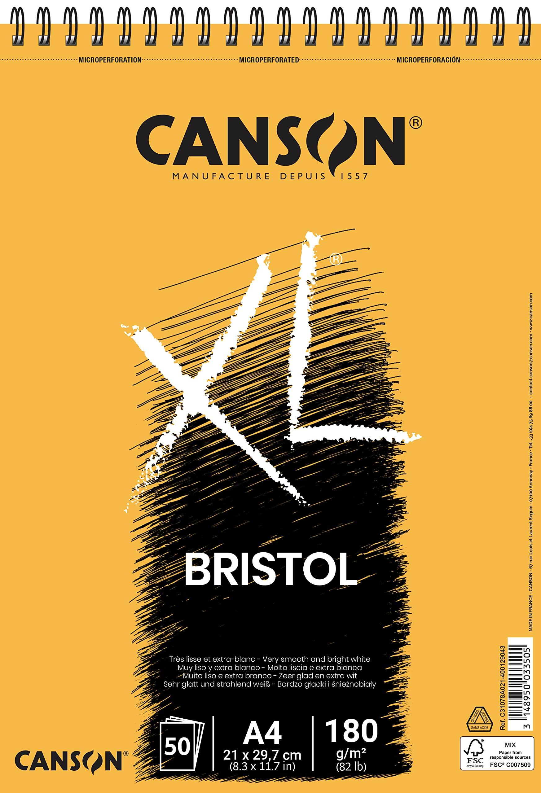 

Canson Maruman XL Bristol Spiral A4 50 31078A021 Pen, Sheets,