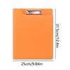 With Pen Holder PU Leather Writing Clip Metal Board Clip Document Organizer  Office