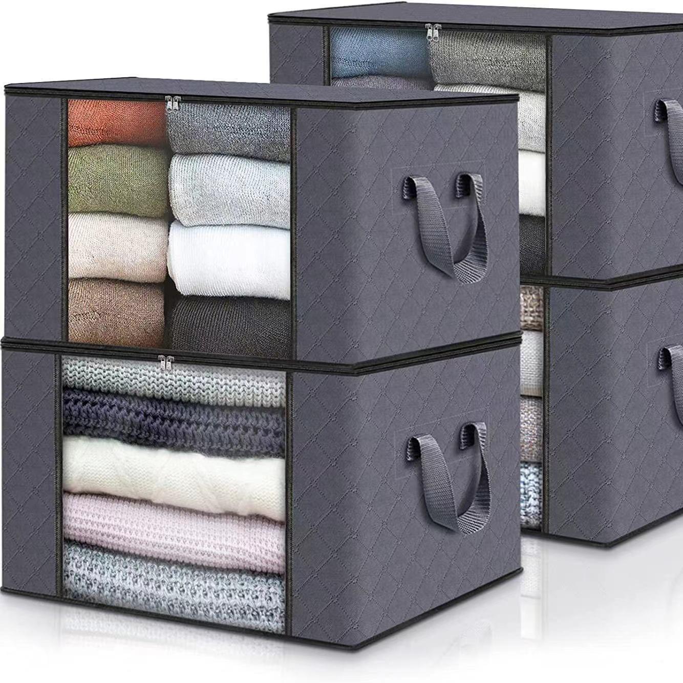 

Non-woven Under-bed Quilt & Clothes Storage Box - Dustproof, Moisture-proof, Foldable Organizer