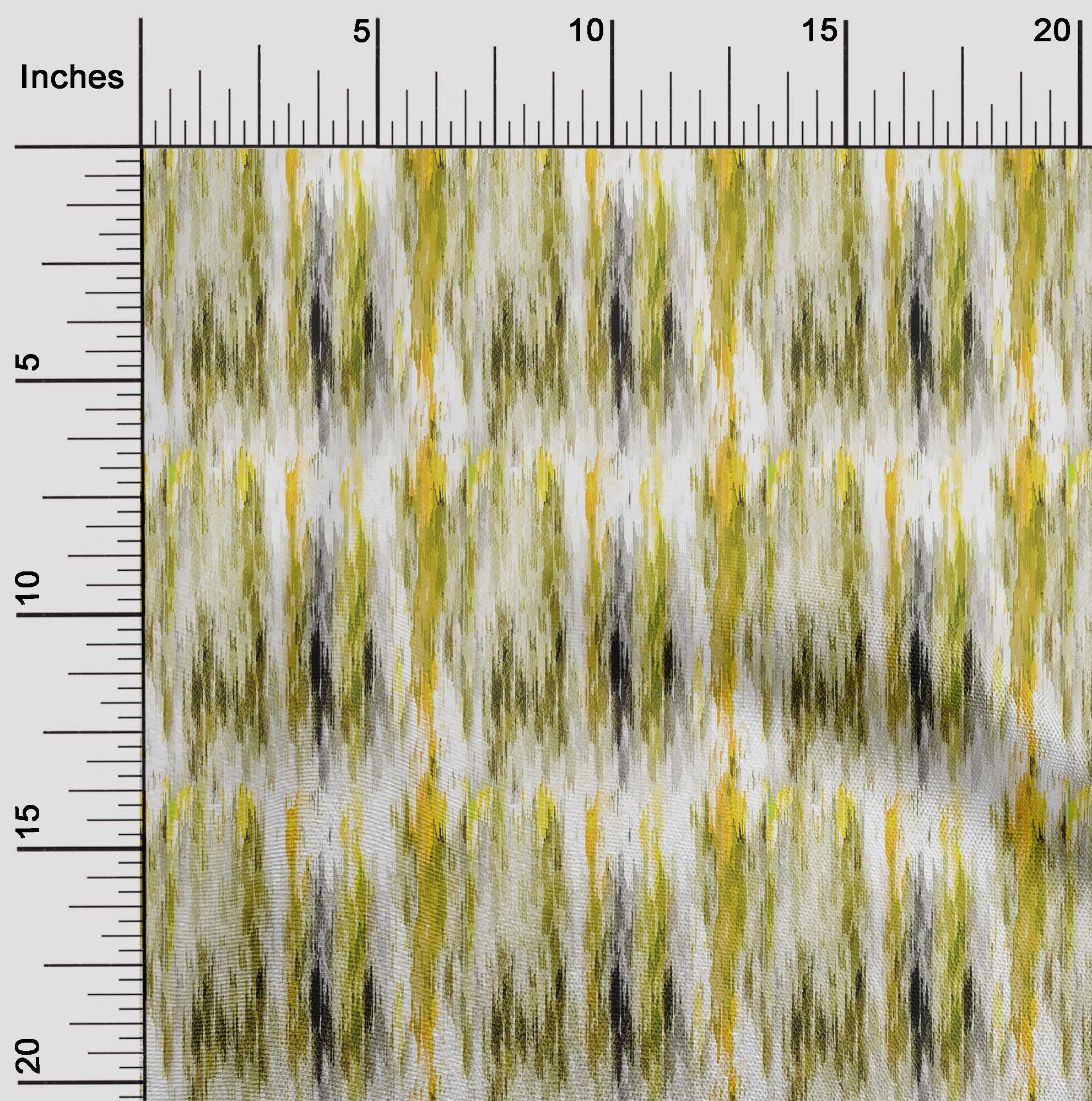 

OneOone Cotton Flex Green Fabric Liquid Drip Abstract Sewing Fabric By The Yard Printed Diy Clothing Швейні приладдя 40 дюймів 42 Inch Wide - Viscose Chiffon жовтий