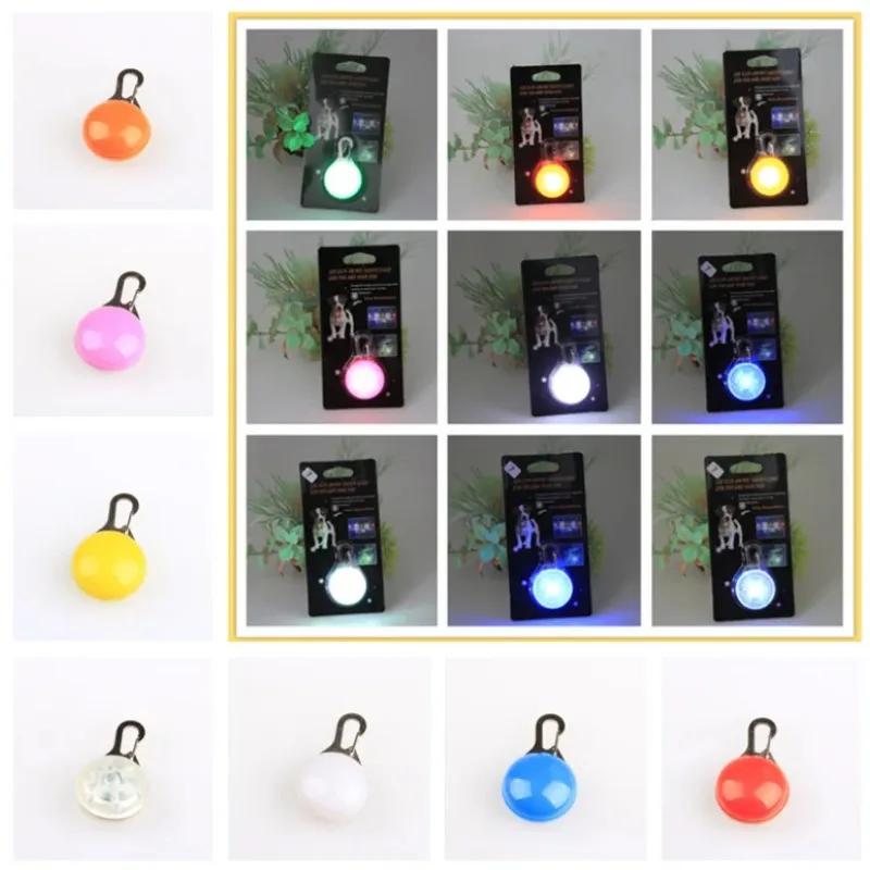 Led Dog Collar Pendant Pet Luminous Collar Pendant Illuminated Pet Pendant Flash Light Leash Accessorie Decoration Dog Necklace