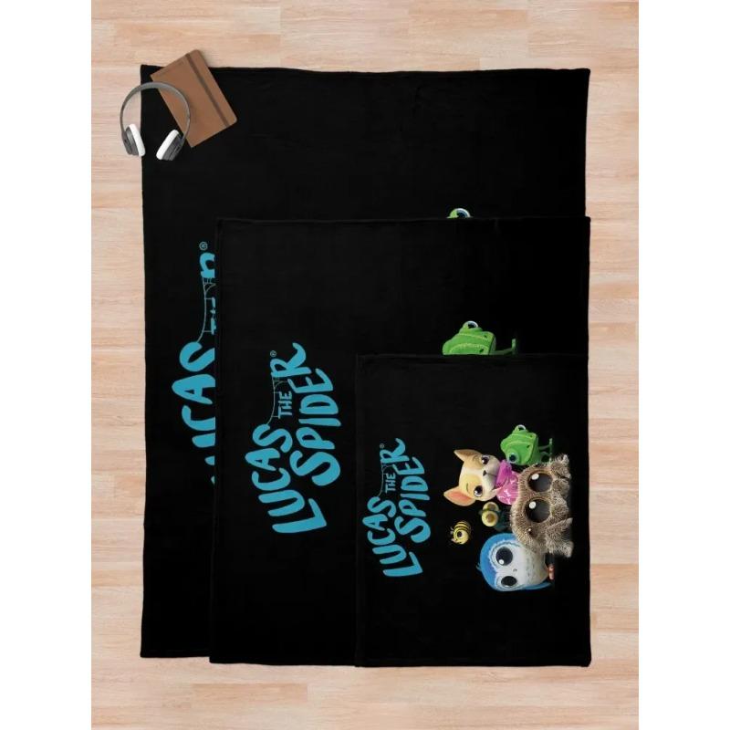 Lucas the Spider & Friends Throw Blanket Furry Soft Beds Blankets