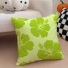 Refreshing Serene Matcha And Mint Green Cushion Cover Throw Pillow Cover Hidden Button Durable Polyester Chair Cushion
