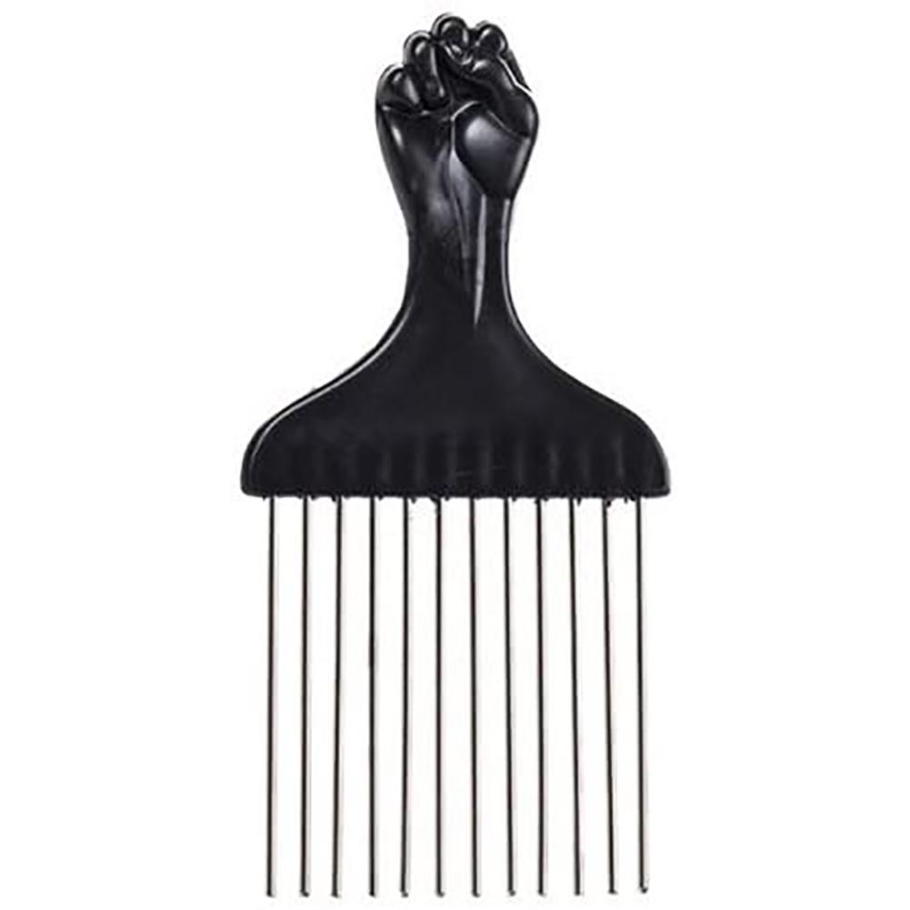 Afro Hair Comb Insert Hair Curly Brush Fork Plastic Hair Pick Comb Anti static Hairstyling Tool