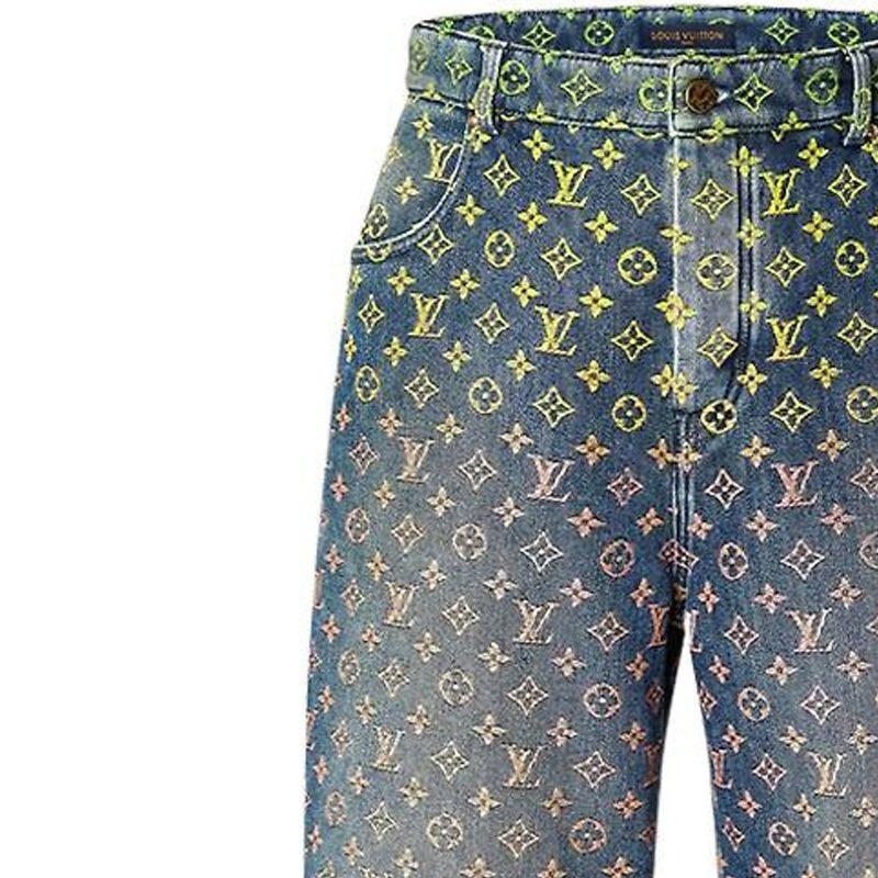 LOUIS VUITTON Denim Shorts Men's 1AB928
