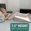 Memory Foam Wedge Pillow for Comfortable Sleep and Snoring Relief