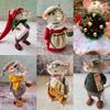 Mouse Christmas Needle Felted Mouse Craft Decorations Needle Felted Cute Needle Felted Mouse Handmade Material Package