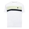 Weekend Offender Mens Crossword Chest Stripe Regular T-Shirt