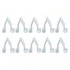 Metal Clips for Seat Trim Panels 16mm Set of 10 Car Interior Fasteners