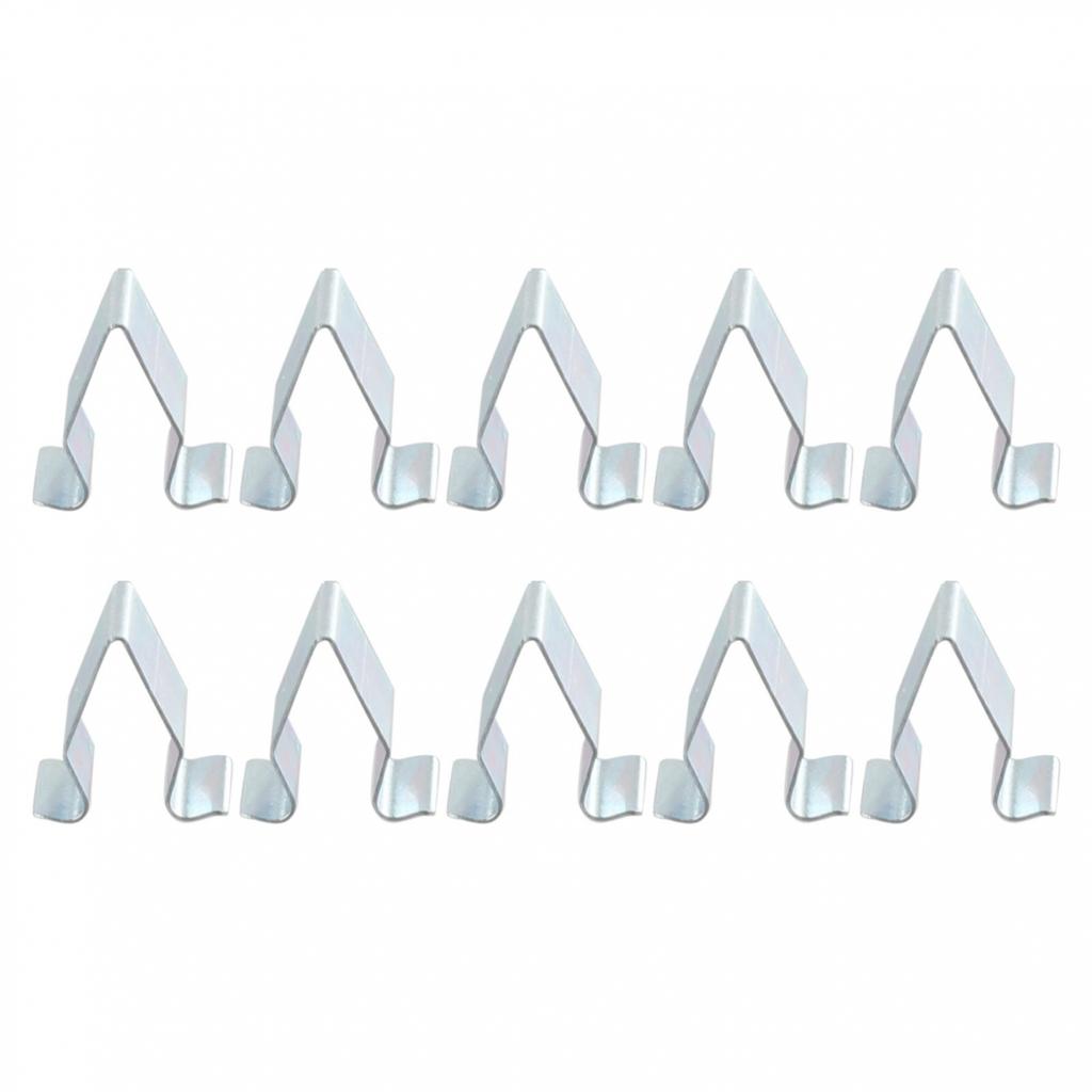 Metal Clips for Seat Trim Panels 16mm Set of 10 Car Interior Fasteners
