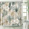 Tropical Paradise Shower Curtain, Exotic Plants & Animals, Waterproof for Bathroom Decor, Enhance Home with Nature's Beauty