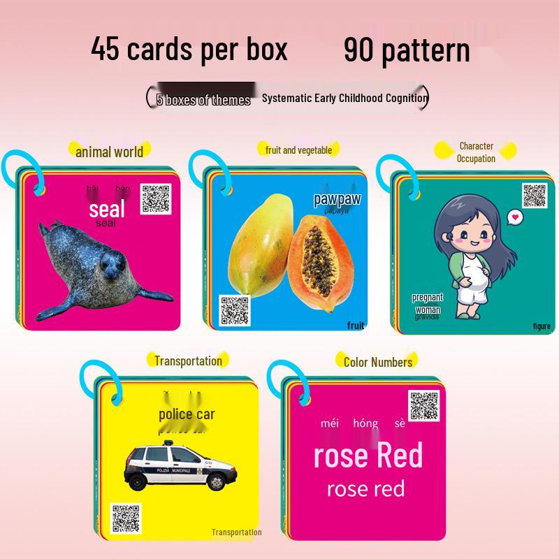 Early Learning Animal Picture Book: Toddler Literacy & Numbers Educational Toy