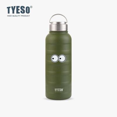 1000ml Large Capacity Vacuum Flasks Stainless Steel Thermos Mug Thermal Tumbler Drinks Cup Water Bottle Portable Thermoses with Eye Sticker