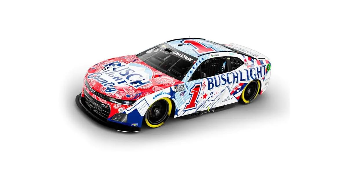 Kyosho Lionel Racing BUSCH LIGHT COUNTRY 2024 Chevrolet Camaro ZL1 Росс Честейн Готовая модель LR311922 1/64 #1