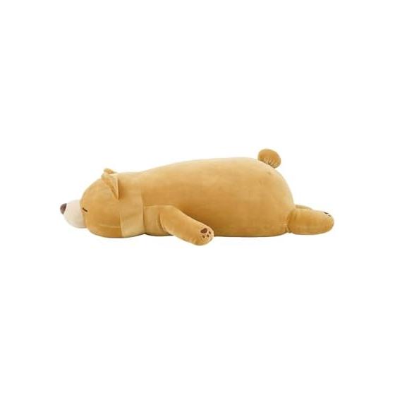 Ribuhaato Body Pillow Premium Nemunemu Animals Bear Maron L Size (Total Length Approx. 70cm) Fluffy Chewy Stuffed Animal Pillow Gift 48907-30