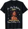 It's My Birthday Pisces Queen Women Girl Zodiac Sign T-Shirt Unisex Tee