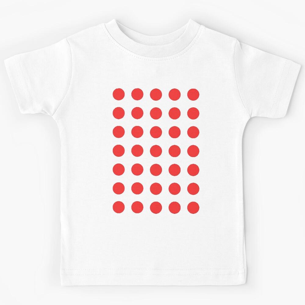 Cute Red poker Dots Kids T-Shirt 110