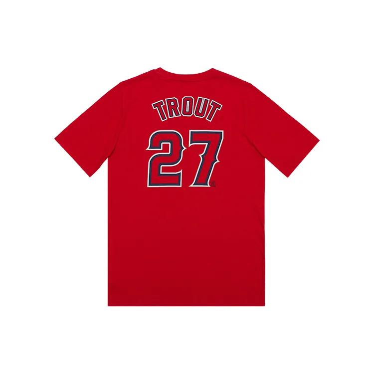 Nike MLB Kids T Shirts Crew Neck Moderate (Unisex) T-Shirts 3Z3B7SAG2 LAAMT