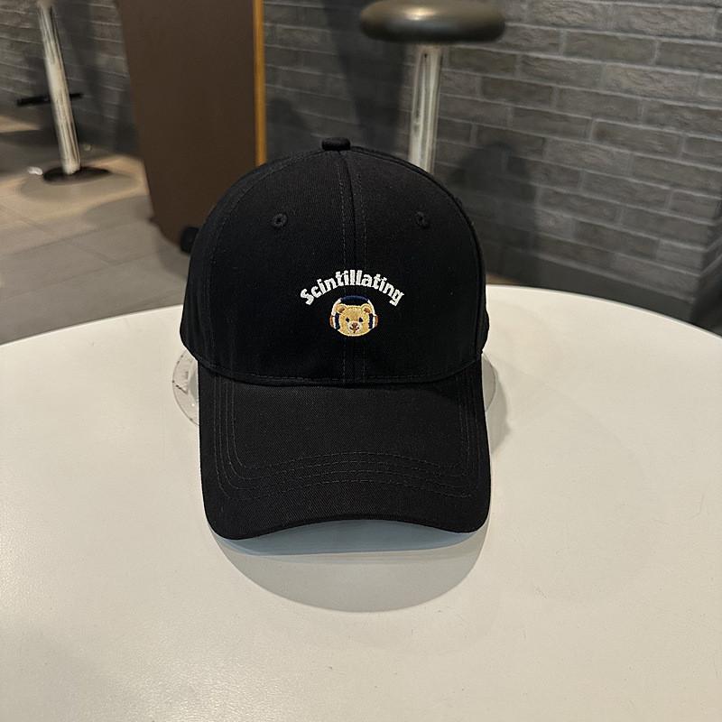Fashionable Cap Baseball With Alphabet And Cat Embroidery Design Daily For