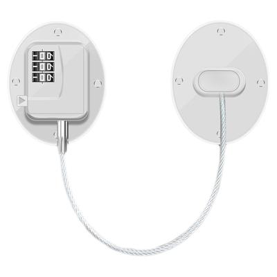 Kühlschrank Schloss Kombinationsdesign Starkes Metall ABS Multifunktions Gefrierschrank Schloss für Schrank Fenster