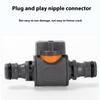 Garden Hose Shut Off Coupler Quick Connection Coupler with Shut Off Valved Garden Hose Coupler Hose Connector Pipe Joiner