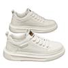 Autumn new casual leather shoes platform-soled sports little white board shoes