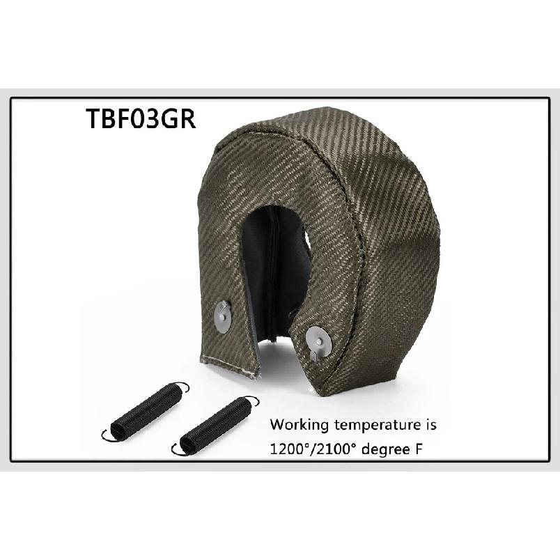 VR - 100% Full Titanium T3 Turbo Charger Heat Shield Cover Blanket Fit For : T2 T25 T28 GT28 GT30 GT35 Car Accessories