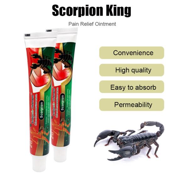20g Scorpion Muscle Ointment Pain Relief Quickly Absorption Medical Supplies Knee Back Muscle Scorpion Cream for Family
