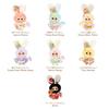 TOP TOY X Baby Three [Macaron Rabbit Japan Exclusive] Series Plush Soft Vinyl Pendant [Assorted Box of 6] Gachapon Blind Box Figure Plastic Model