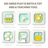 6 IN 1 Montessori Educational Toys Practice Skills Early Education Activity Cube  Boys Girls